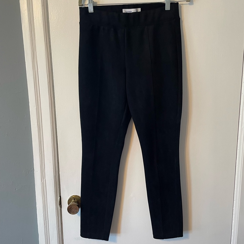 Black suede Stevie pant